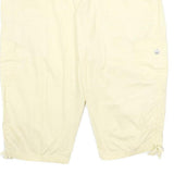 GLORIA VANDERBILT Womens Shorts Cream Cargo M W32 Summer Casual Relaxed Fit