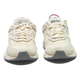 DIESEL S-KB Low Womens Trainers White & Pink Synthetic UK 6.5 Stylish Casual
