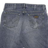 WRANGLER Mens Denim Blue Casual Shorts XL W34 Classic Cotton Blend Comfortable