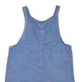 DENIM AND CO Womens Blue Denim Dungarees Regular Fit Cotton Blend L W42 L4