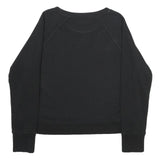 CALVIN KLEIN PERFORMANCE Womens Black Cotton Blend Crew Neck Sweatshirt S
