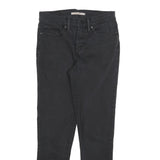 LEVI'S 311 Womens Jeans Black Slim Skinny Denim W26 L27 Zip Cotton Blend