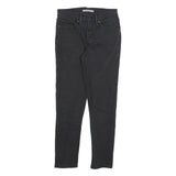 LEVI'S 311 Womens Jeans Black Slim Skinny Denim W26 L27 Zip Cotton Blend