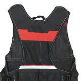 LTI Mens Black & Red Workwear Utility Zip Jacket S Polyester Blend Pockets