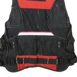 LTI Mens Black & Red Workwear Utility Zip Jacket S Polyester Blend Pockets