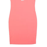 DKNY Womens Pink Sports Bodycon Jersey Dress Cotton Blend S Sporty Casual