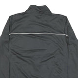 NIKE Mens Black Jacket XL Polyester Blend Zip Plain Athletic Sportswear