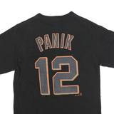 MAJESTIC Mens Black Giants Graphic T-Shirt M Short Sleeve Round Neck Baseball