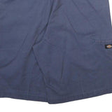 DICKIES Mens Shorts Blue Casual Loose L W36 Workwear Polyester Blend