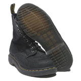 DR MARTENS Womens Leather Black Lace-Up Boots UK 7 Casual Durable