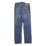 LEVI'S 514 Classic Mens Jeans Blue Classic Straight Denim Medium W32 L32 Zip