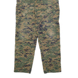 AMERICAN APPAREL Mens Cotton Blend Camouflage Regular Straight Trousers W30 L33