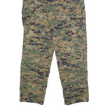 AMERICAN APPAREL Mens Cotton Blend Camouflage Regular Straight Trousers W30 L33
