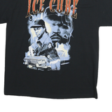 ICE CUBE Mens Black Graphic T-Shirt XL Short Sleeve Crew Neck Cotton Blend