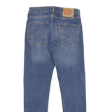 LEVI'S 502 Mens Jeans Blue Regular Straight Denim Medium W30 L32 Classic Fit Zip