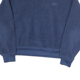 LEVI'S Mens Blue Plain Crew Neck Chunky Knit Jumper S Polyester Casual Wear