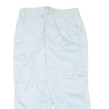 STYLE AND CO Womens White Casual Cargo Shorts L W30 Utility Pockets