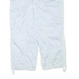 STYLE AND CO Womens White Casual Cargo Shorts L W30 Utility Pockets
