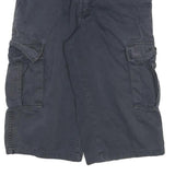 DICKIES Mens Shorts Blue Cargo Cotton Blend M W28 Workwear Utility Pockets