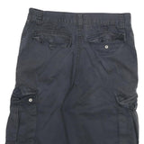 DICKIES Mens Shorts Blue Cargo Cotton Blend M W28 Workwear Utility Pockets