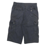 DICKIES Mens Shorts Blue Cargo Cotton Blend M W28 Workwear Utility Pockets
