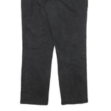 CALVIN KLEIN JEANS Womens Black Regular Straight Denim Dark W34 L28 Zip Casual