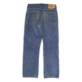 LEVI'S 501 Mens Jeans Blue Regular Straight Denim Medium W31 L29 Classic Button