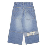 ONE WAY Womens Denim Blue Cargo Shorts 357 Patch XXS W24 Casual Summer