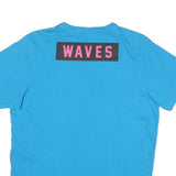 KAPPA Mens Blue Waves Graphic T-Shirt M Short Sleeve Crew Neck Casual