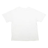 NIKE Mens White Duke Blue Devils Graphic T-Shirt L Short Sleeve Crew Neck