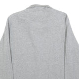 NIKE Mens Grey Jacket S Cotton Blend Plain Zip Casual Sportswear