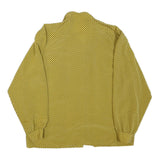 ARA MODEN Womens Yellow & Black Printed Shirt Long Sleeve Collared M Button