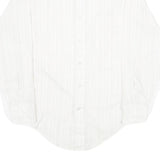 BRISTOL Mens White Shirt XS Classic Long Sleeve Button Formal Stripe