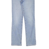 LEVI'S Womens Regular Blue Denim Light W30 L30 Zip Jeans Straight Cotton Blend