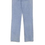 LEVI'S Womens Regular Blue Denim Light W30 L30 Zip Jeans Straight Cotton Blend
