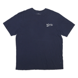 NAUTICA Mens Navy Blue Graphic T-Shirt XL Short Sleeve Crew Neck Cotton Blend