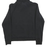 PUMA Womens Black Hoodie UK 12 Cotton Blend Pullover Hooded Sweatshirt