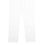 MICHAEL KORS Mens Cotton Blend White Slim Straight Trousers W32 L34 Smart Casual