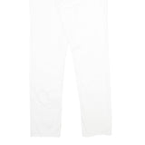 MICHAEL KORS Mens Cotton Blend White Slim Straight Trousers W32 L34 Smart Casual