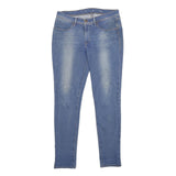LEVI'S Womens Mid Rise Skinny Jeans Blue Regular Skinny Denim Medium W30 L32