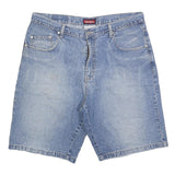 TRADERS Mens Denim Blue Shorts Casual L W36 Comfortable Cotton Blend