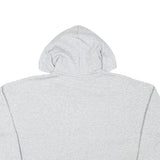 PUMA Womens Grey Hoodie XS Cropped Cotton Blend Pullover Lightweight