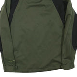 COLUMBIA Mens Green & Black Softshell Jacket S Polyester Blend Zip Outdoor