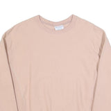 CHAMPION REVERSE WEAVE Womens Beige Crew Neck M Cotton Blend Sweatshirt