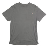 DICKIES Mens Grey Crew Neck Short Sleeve Pocket T-Shirt M Cotton Casual
