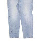 CARHARTT Mens Jeans Blue Regular Straight Denim Light W40 L30 Zip Casual Wear