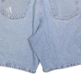 WRANGLER Mens Denim Blue Casual Shorts L W34 Cotton Blend Comfortable Fit