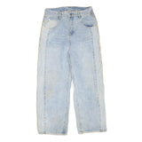 MODE SIMPLE Womens Jeans Light Blue Regular Straight Denim W32 L28 Cotton Blend