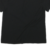 CHAMPION Womens Black Graphic T-Shirt S Short Sleeve Crew Neck Cotton Casual