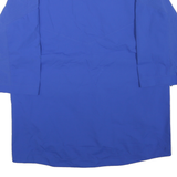 NIKE Mens Blue Baseball Pullover Jacket M Polyester Blend Plain Lightweight